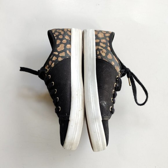 Keds‎ Leopard Kickstart 50/50 Canvas Lace Sneakers Dream Foam Womens Size 7.5 M - Picture 5 of 11